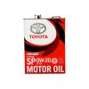 МАСЛО МОТОРНОЕ СИНТЕТИЧЕСКОЕ TOYOTA 0W20 SP/GF-6A 4Л